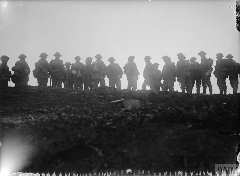 British Troops near Thiepval at Flers-Courcelette Image