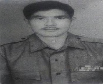 Black and white portrait photograph of Gabar Singh Nagi VC