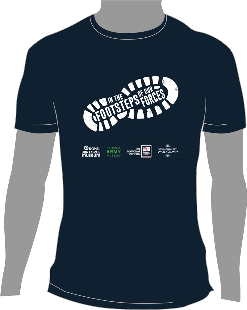 Footsteps Of Our Forces T Shirt Front