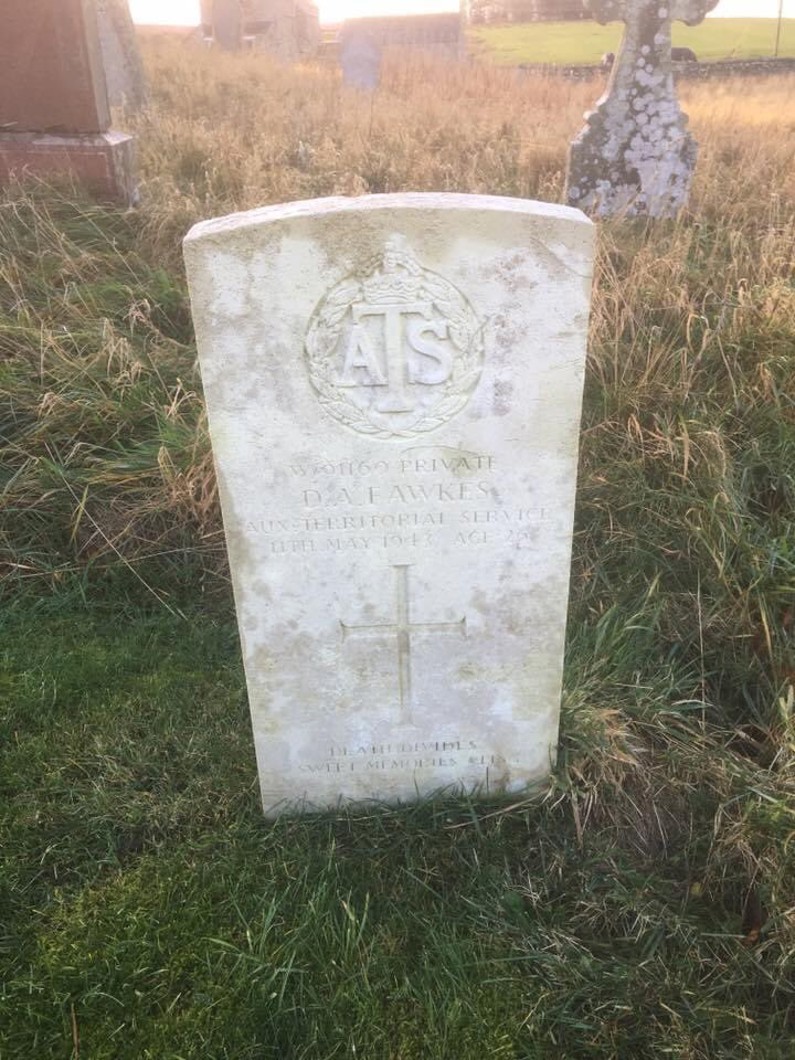 CWGC Headstone of Private Dorothy Ann Fawkes