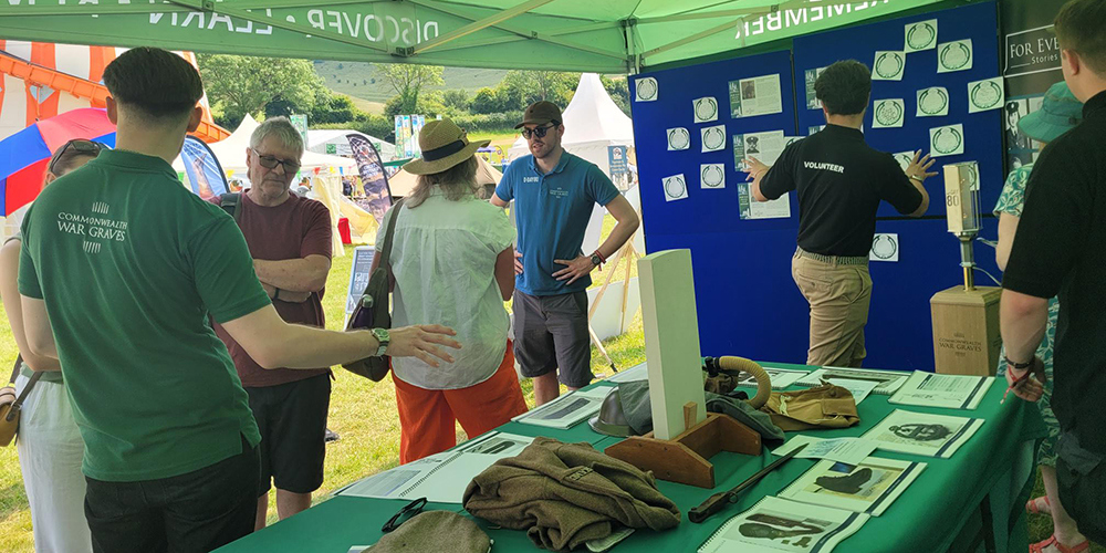 Meeting guests at Chalke Valley