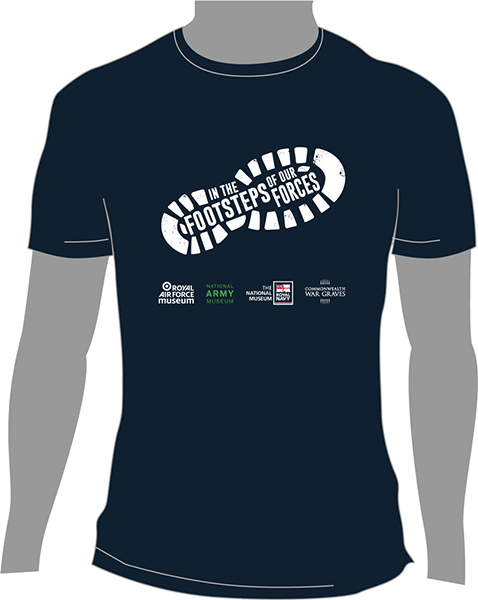 Resize Footsteps Of Our Forces T Shirt Front