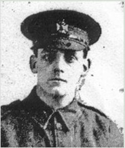 Portrait photo of British WW1 soldier Henry Edward Bassett