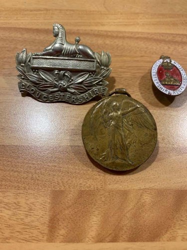 A selection of WW1 era British service medals